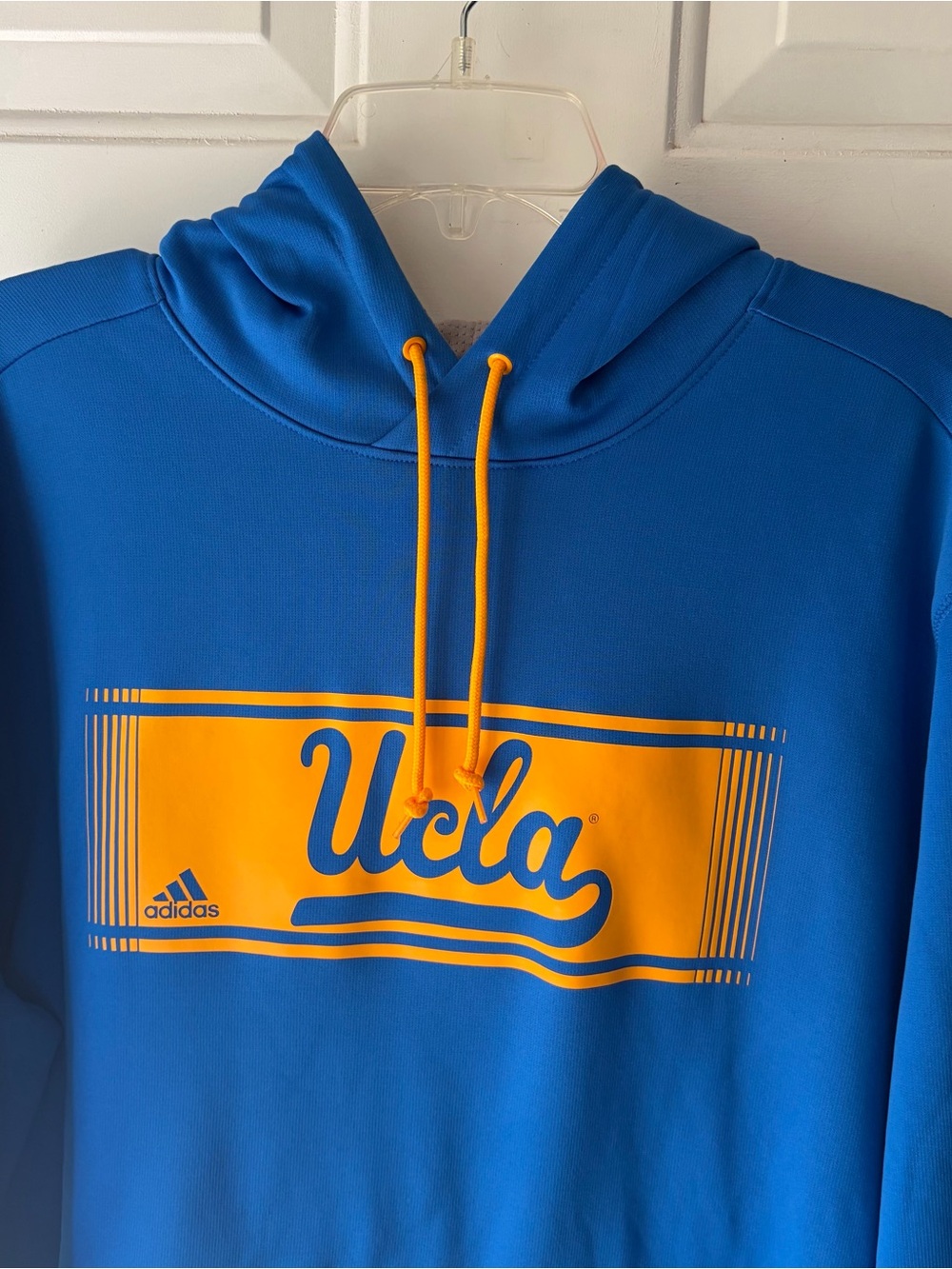 Adidas UCLA Bruins Climawarm Blue Pullover Hoodie Men's XL